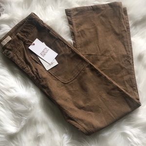 NWT Zara Basic denim corduroy